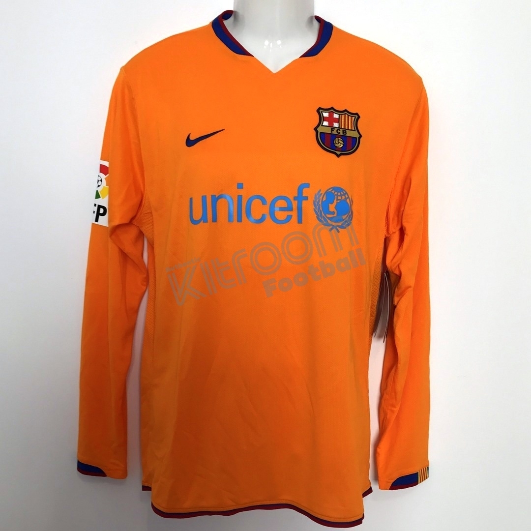 FC Barcelona Away Soccer Long Sleeve Jersey 2020/21 Kitroom Player