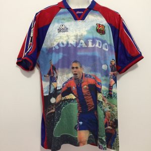 1996-1997 RONALDO FC Barcelona Retro Jersey Shirt #9 (Replica