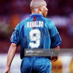 Ronaldo Kappa Barcelona UEFA CUP FINAL 1996 1997 Away Jersey Shirt Cam –  foreversoccerjerseys