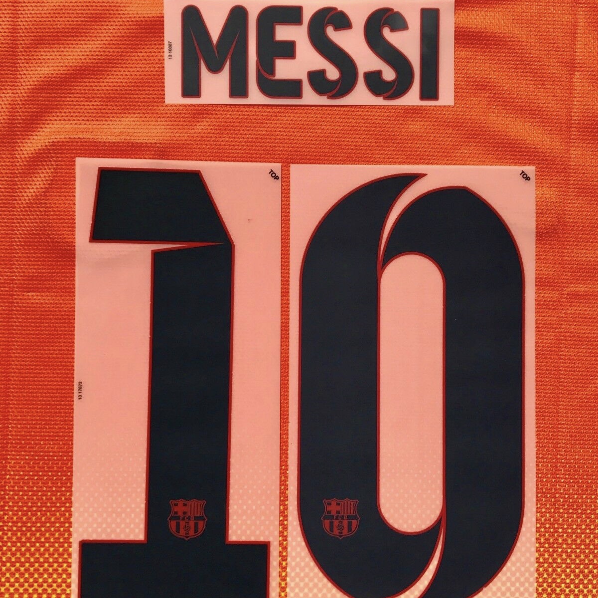 Original Player Issue 2020-21 Barcelona Away Name Number Set #10 MESSI La  Liga – Kitroom Football