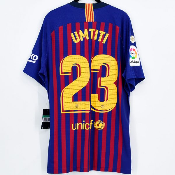 2018-19 Barcelona Player Issue Home Shirt #10 MESSI Champions League XL **  – Kitroom Football