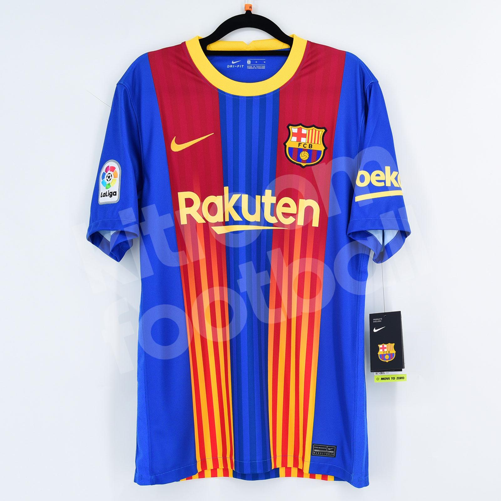 2020-21 Barcelona Home Match Shirt #10 MESSI Champions League – Kitroom  Football