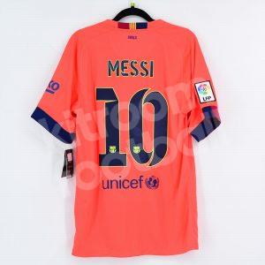 2014-15 Barcelona FC Third S/S No.10 MESSI UEFA CL 14-15 jersey FCB sz M