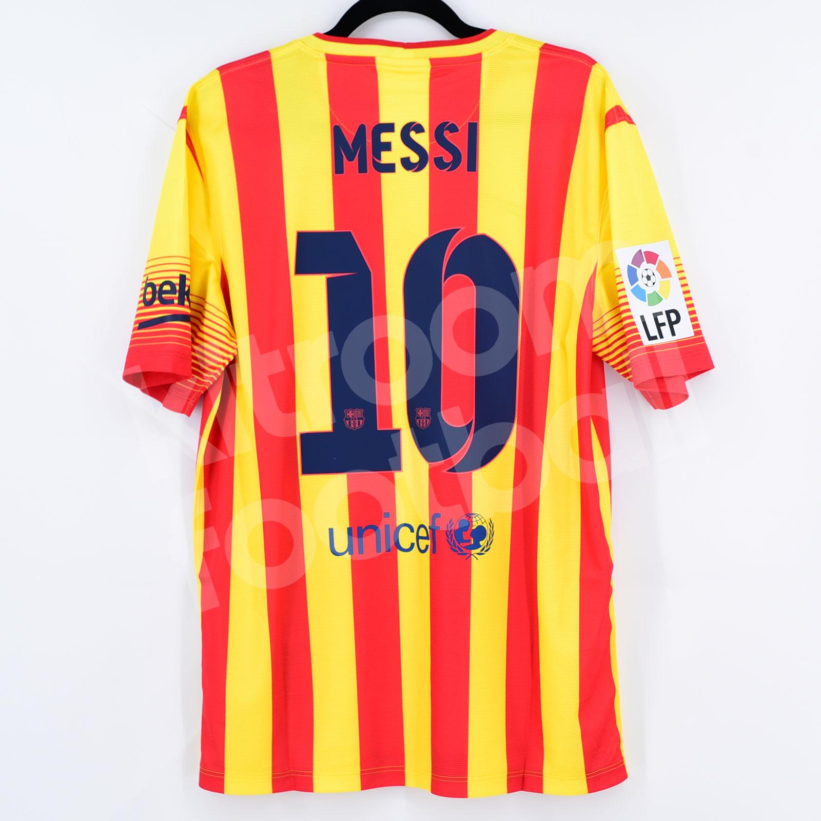 2012-13 Barcelona Away Shirt #10 MESSI L BNWT – Kitroom Football