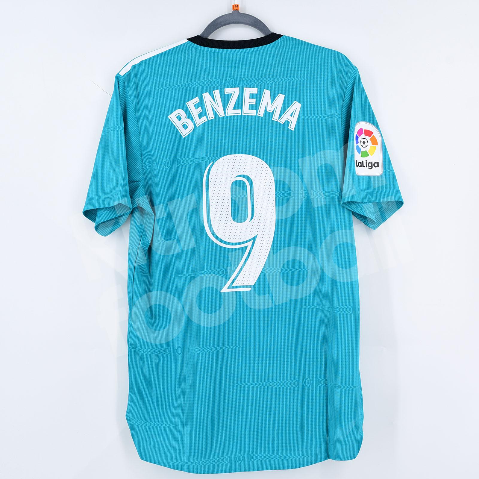 2022 Real Madrid Final Uefa Supercup #9 BENZEMA Match Authentic Shirt L –  Kitroom Football