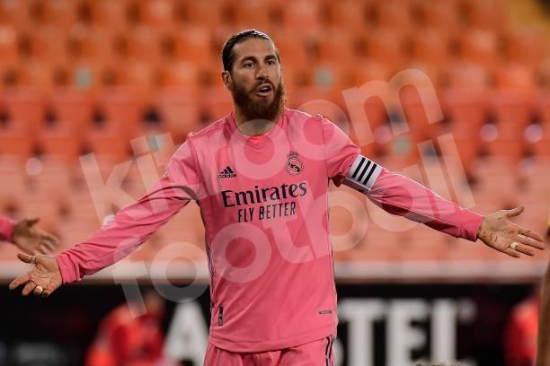 SERGIO RAMOS #4 Real Madrid Home Jersey 2021/22 By Adidas