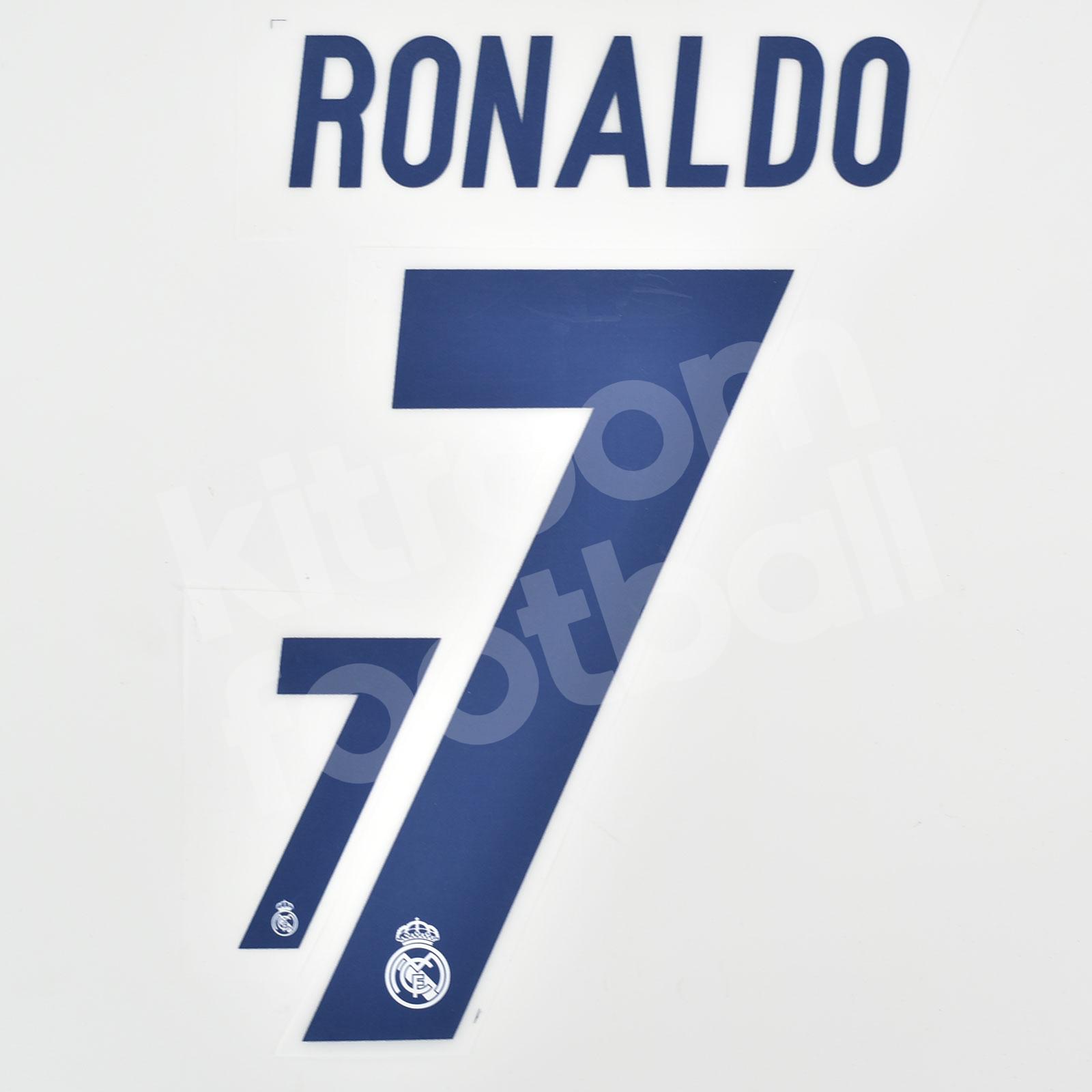 A Cristiano Ronaldo Game-Used Unwashed #7 Real Madrid Home Shirt 01/17/2016  La Liga vs Real Sporting Gijón