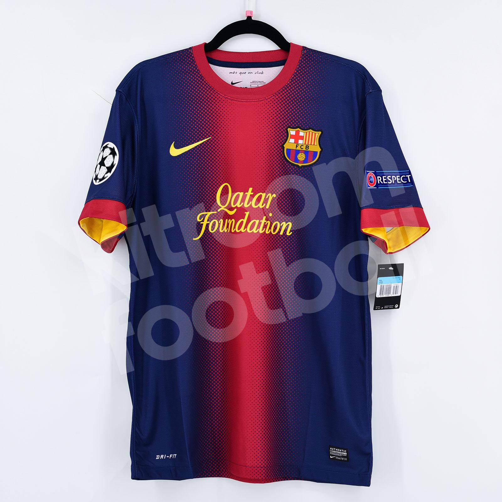 BARCELONA 2012 2013 MESSI 10 HOME LONG SLEEVE SHIRT (Excellent) L – Foot- Jerseys