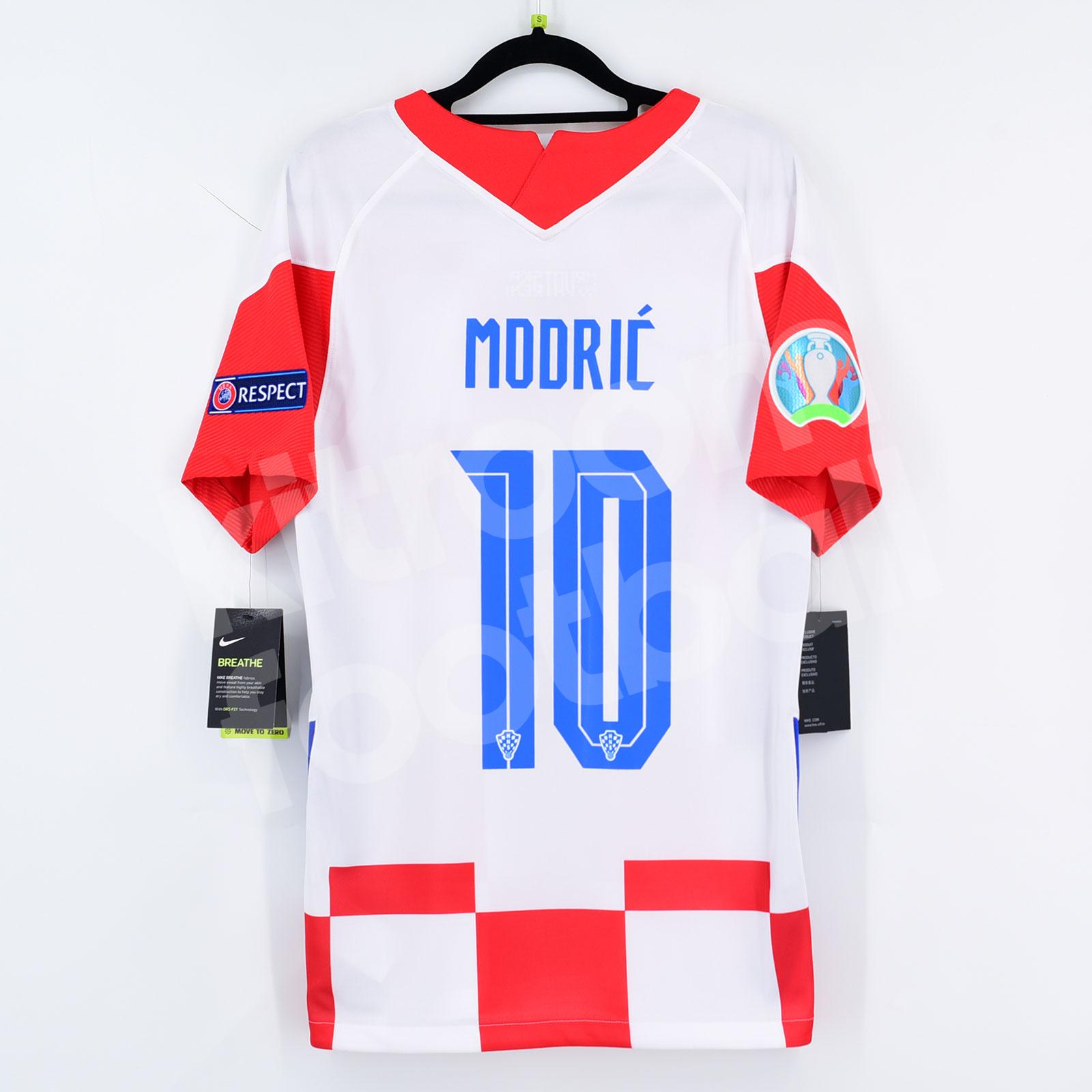 2020-2021 Croatia Home Nike Vapor Shirt (MODRIC 10) [CD0584-100-184833] -  $151.20 Teamzo.com