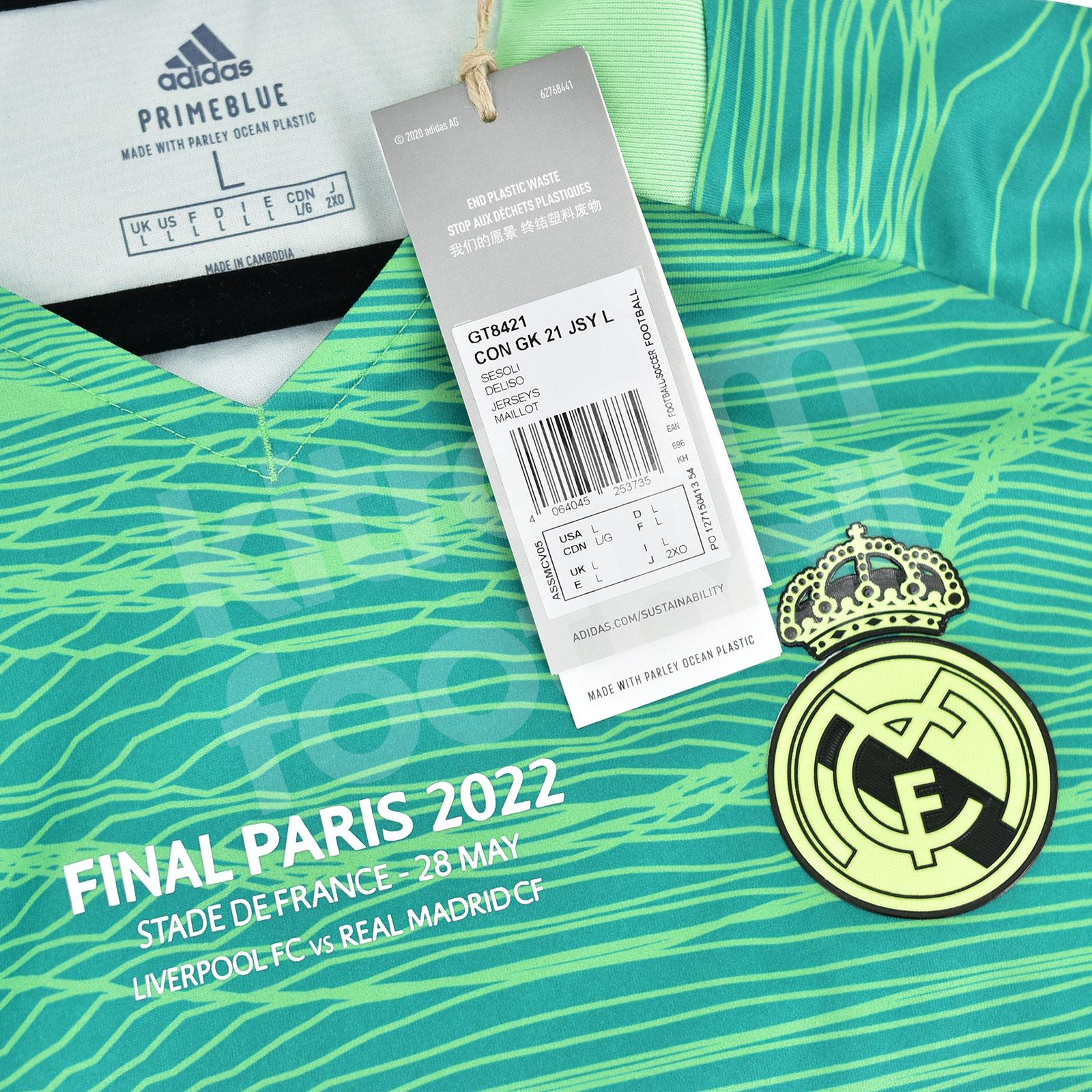 202122 Real Madrid Goalkeeper Jersey #1 Courtois Germany