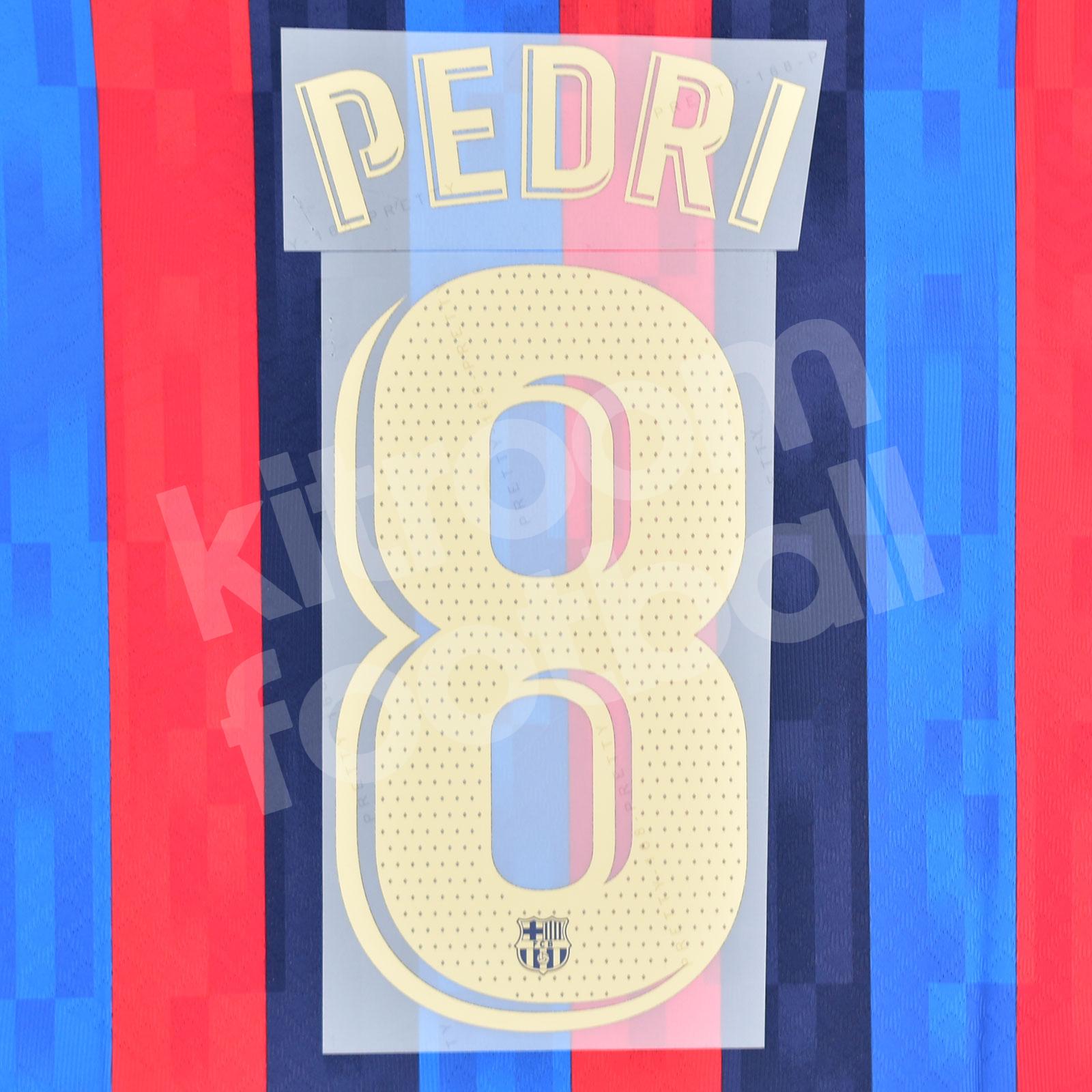 Pedri Barcelona football jersey number 8 Poster for Sale by Justtrendytees