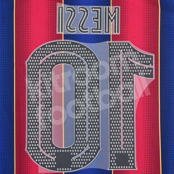 2020/21 FC Barcelona Home Adult Lionel Messi #10 Official Nameset