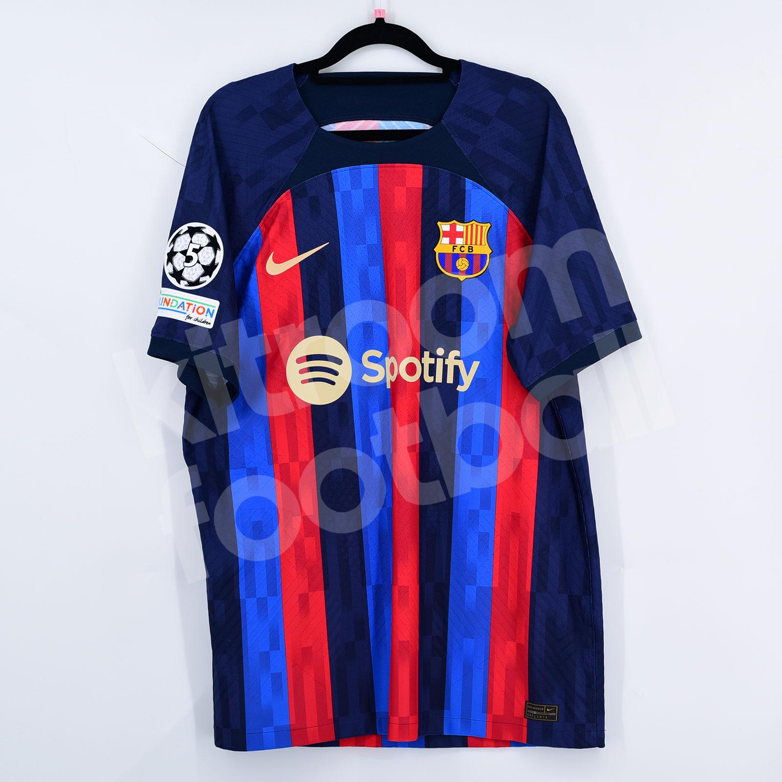 Barcelona Jersey Custom LEWANDOWSKI #9 Soccer Jersey Home 2022/23