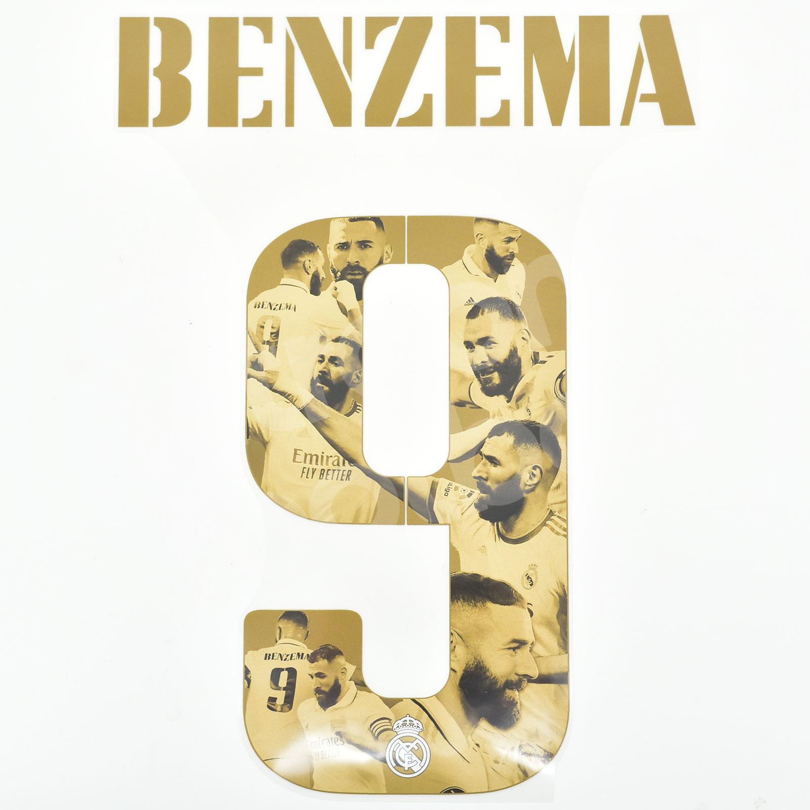 Real Madrid Benzema Gold Edition Home Shirt 2022-23