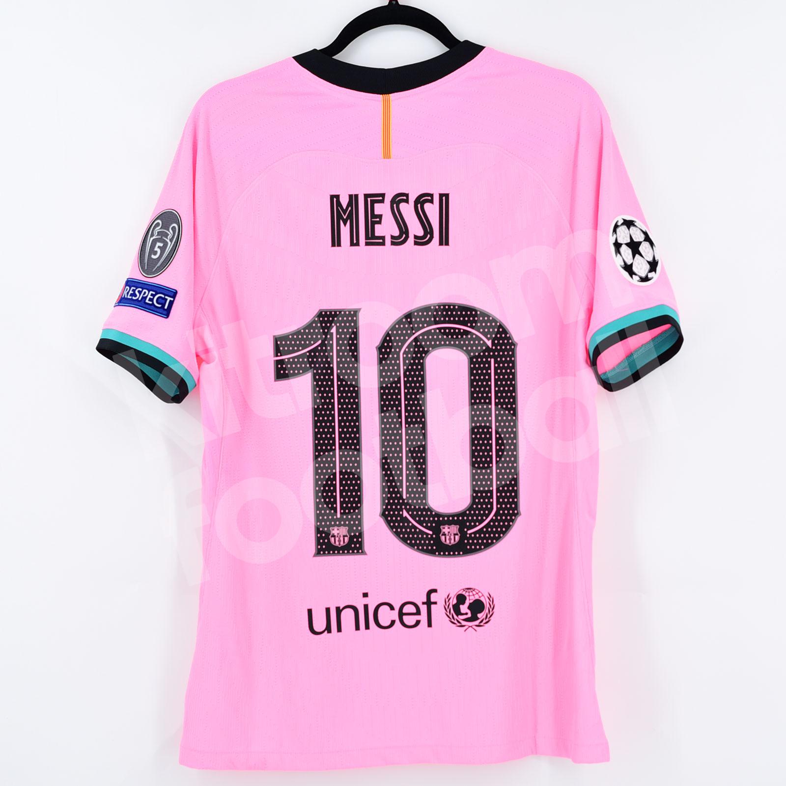 2015-16 Barcelona Player Issue Third Shirt #10 MESSI Match Un Worn  Champions League – Kitroom Football