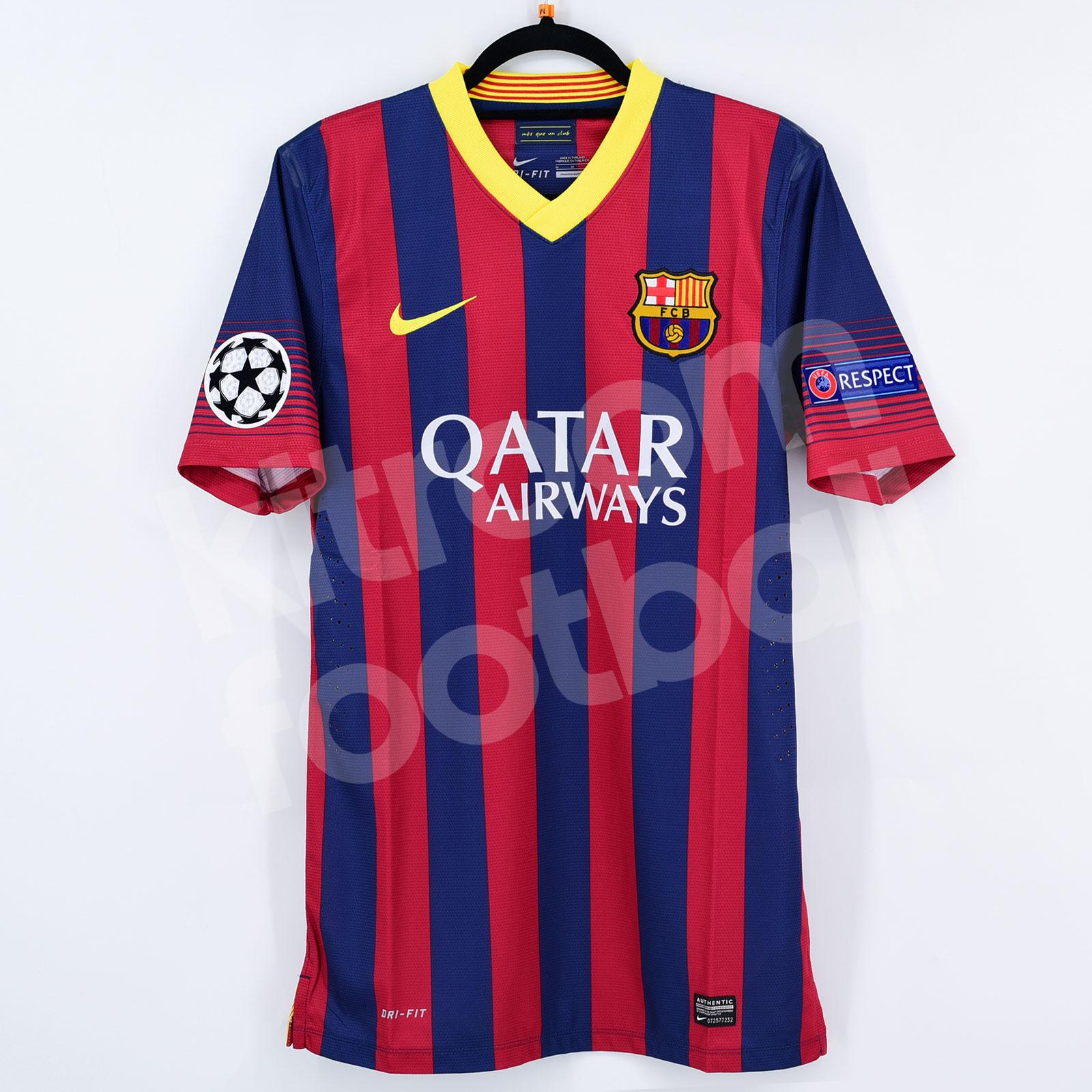 Original Player Issue 2017-18 Barcelona Home Name Number Set #10 MESSI –  Kitroom Football