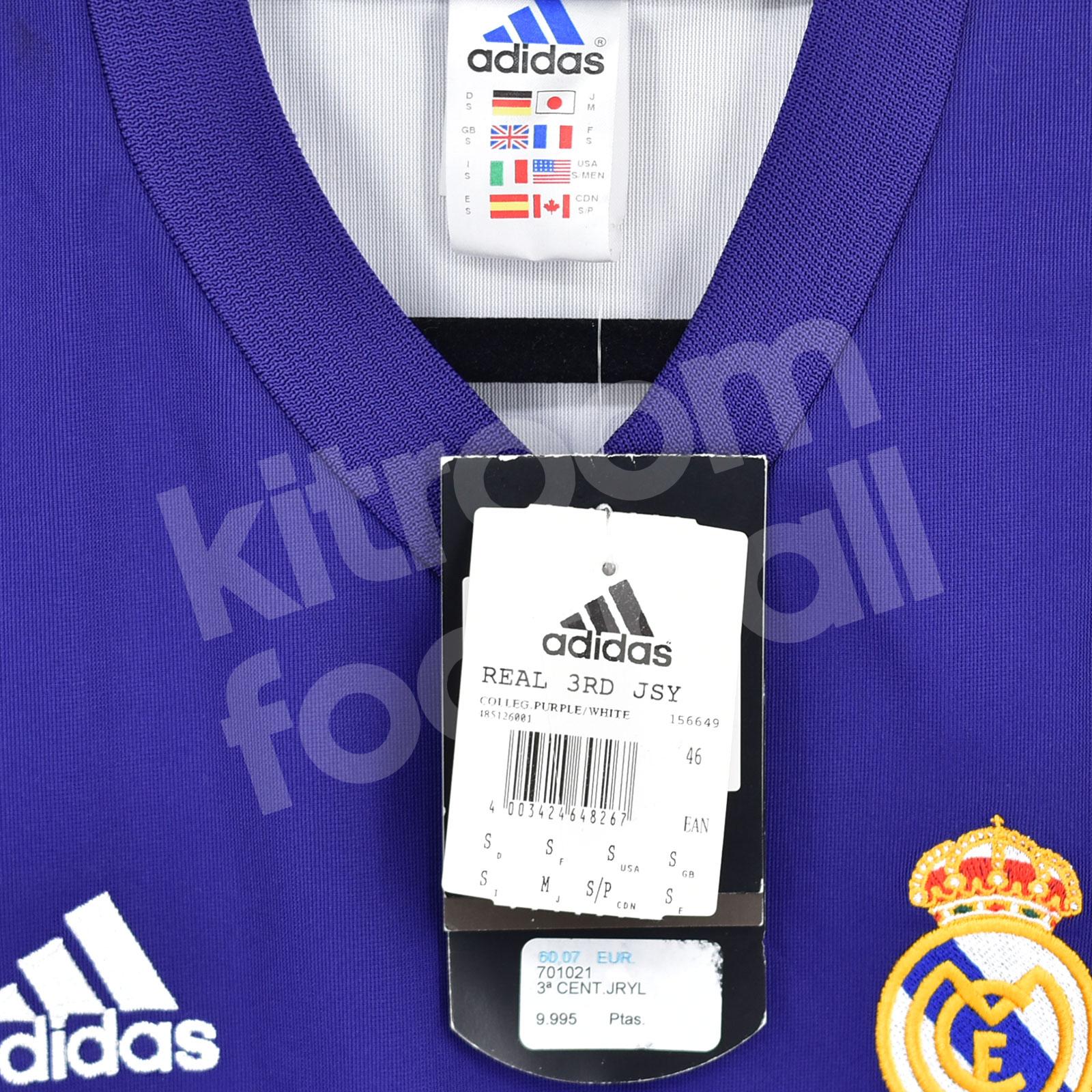 Zidane Real Madrid LAST SEASON 2005 2006 Grey Third Jersey Shirt Camiseta M  SKU# 109845