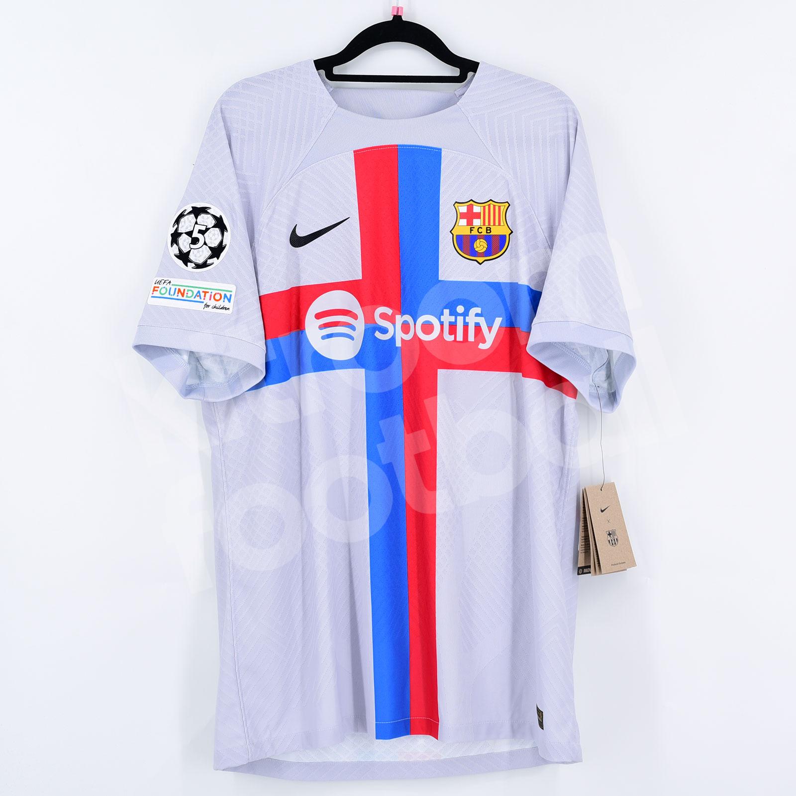 2023-24 Barcelona Home Match Shirt #9 LEWANDOWSKI (L) Dri-FIT ADV La Liga  (DX6215-456) – Kitroom Football