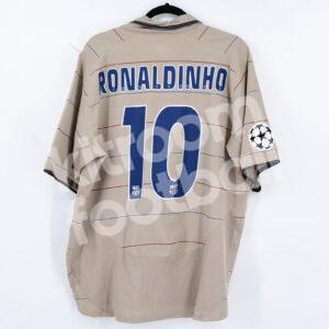 Nike Ronaldinho Barcelona Soccer Jersey Shirt 07/08 #10 Size L Messi Xavi