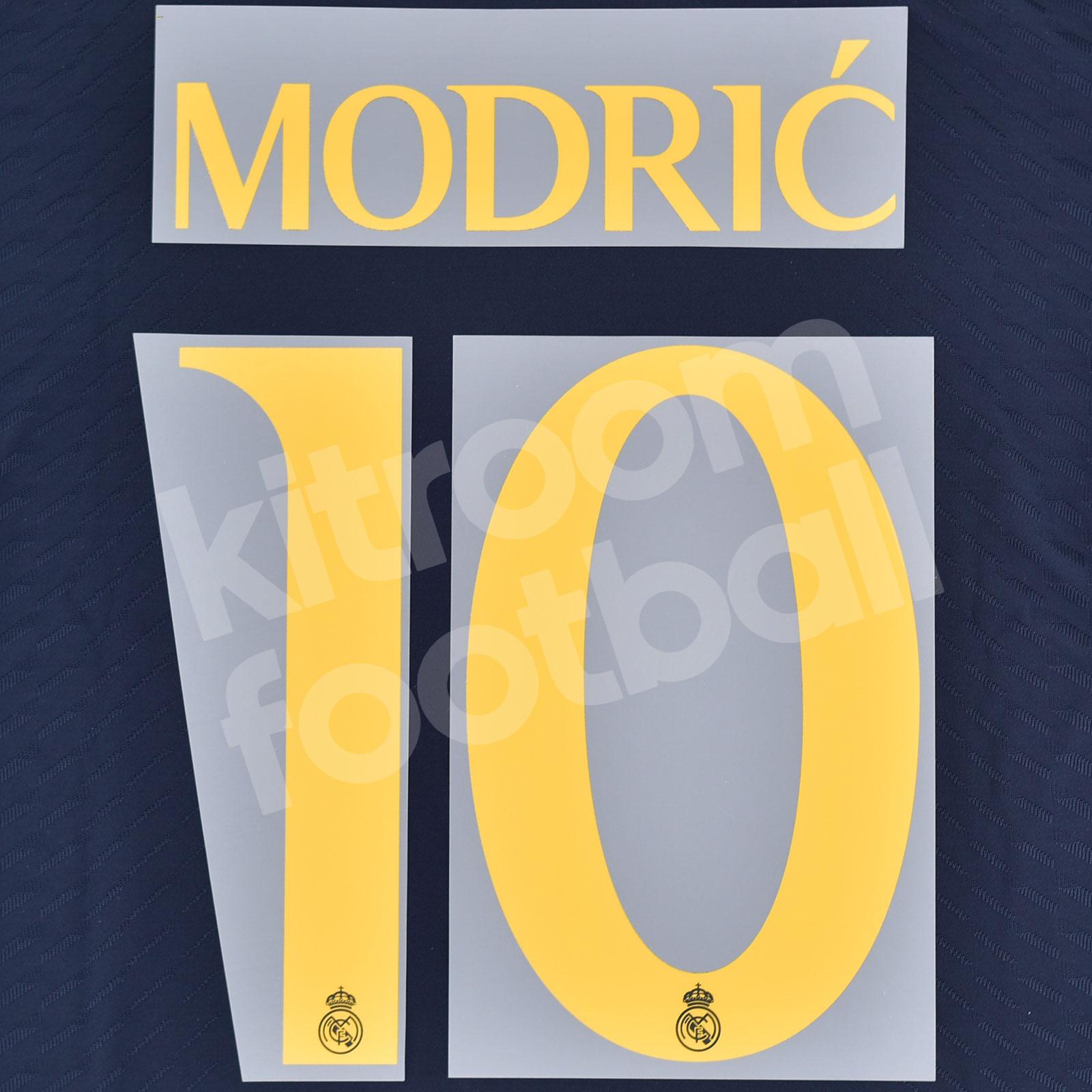 2022-23 Real Madrid Away Name Set #10 MODRIC Common Goal Repro – Kitroom  Football