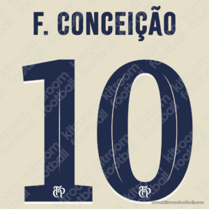 2023-24 Porto Cup Away Name Set #10 Francisco CONCEIÇAO (Repro)