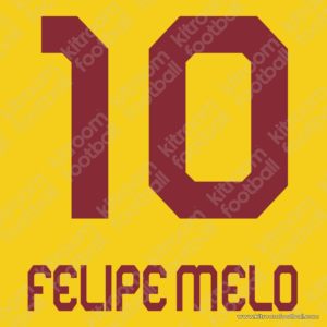 2012-13 Galatasaray Away Name Set #10 FELIPE MELO (Repro)