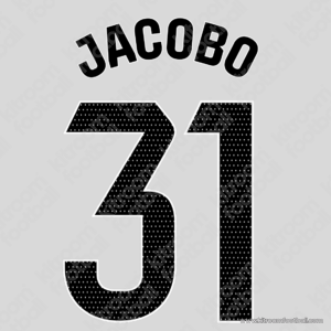 2024-25 Real Madrid La Liga Home Name Set #31 JACOBO (Repro)