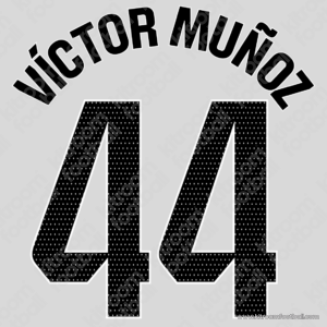 2024-25 Real Madrid La Liga Home Name Set #44 VCITOR MUÑOZ (Repro)