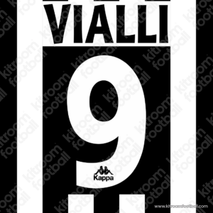 1995-96 Juventus Home Name Set #9 VIALLI (Repro)